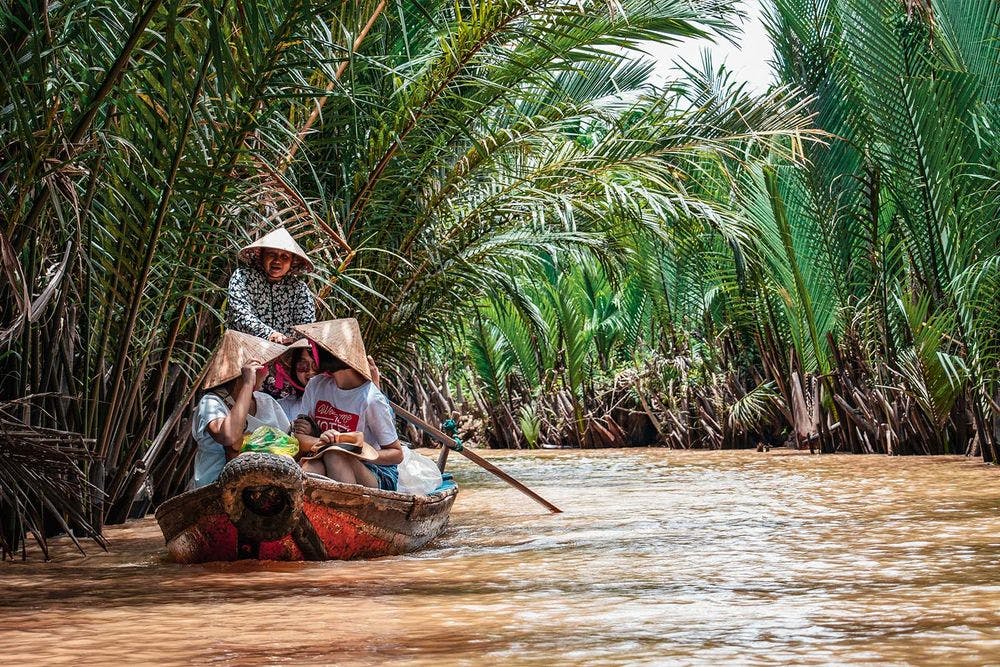 Mit dem Boot über den Mekong - ein Erlebnis für sich