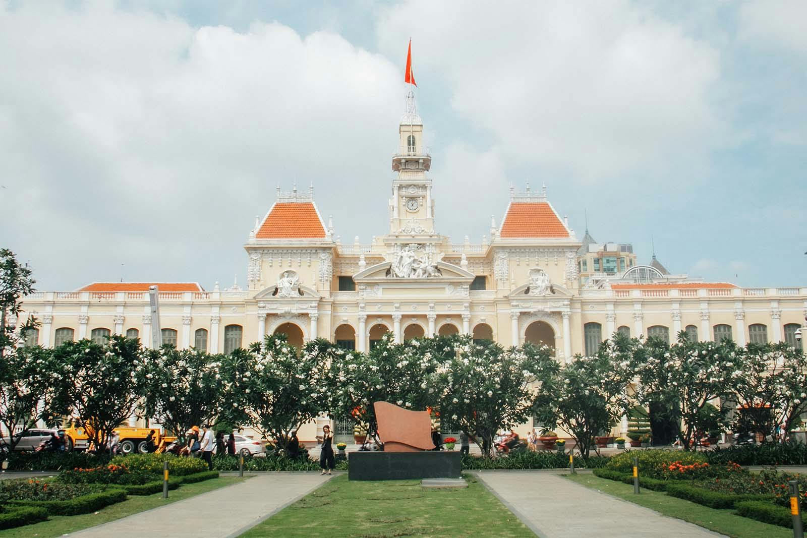 Die herrlichen Kolonialbauten sind nur ein Highlihgt von Ho-Chi-Minh-Stadt