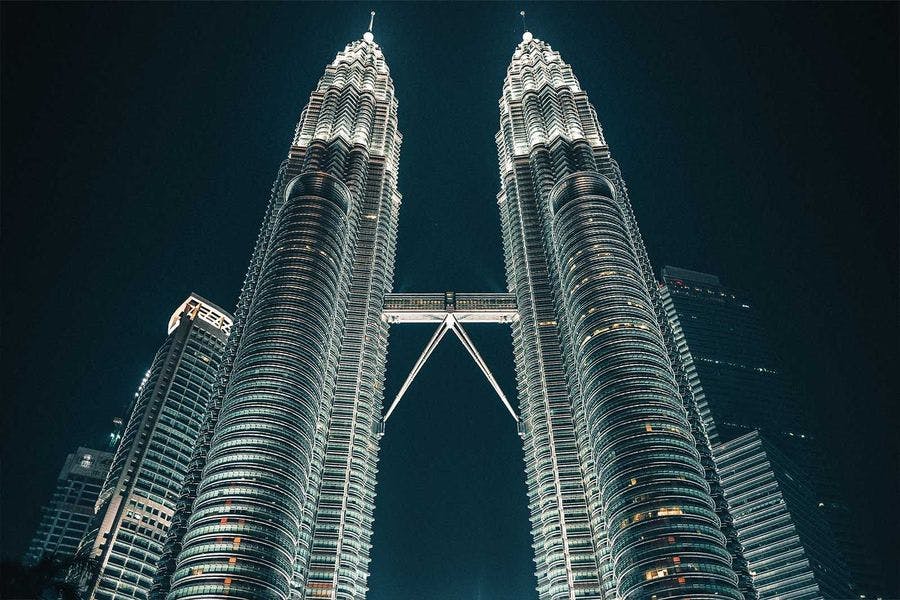 Die Petronas Towers zählen für uns zu den schönsten Gebäuden, die wir kennen