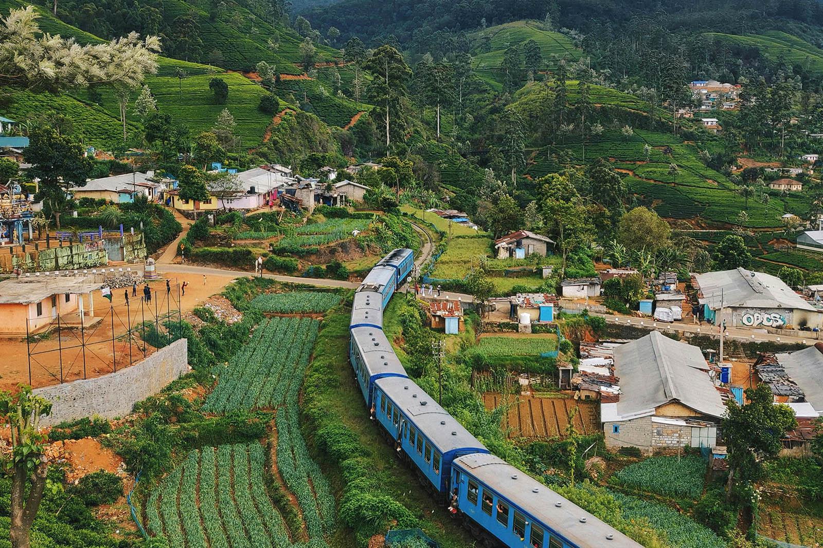 Mit dem Zug durchs grüne Hochland - ein Highlight in Sri Lanka