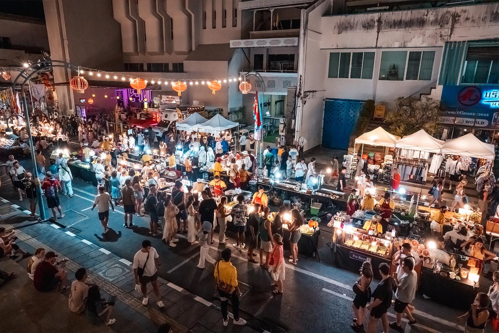 Sunday Walking Market in Phuket Old Town