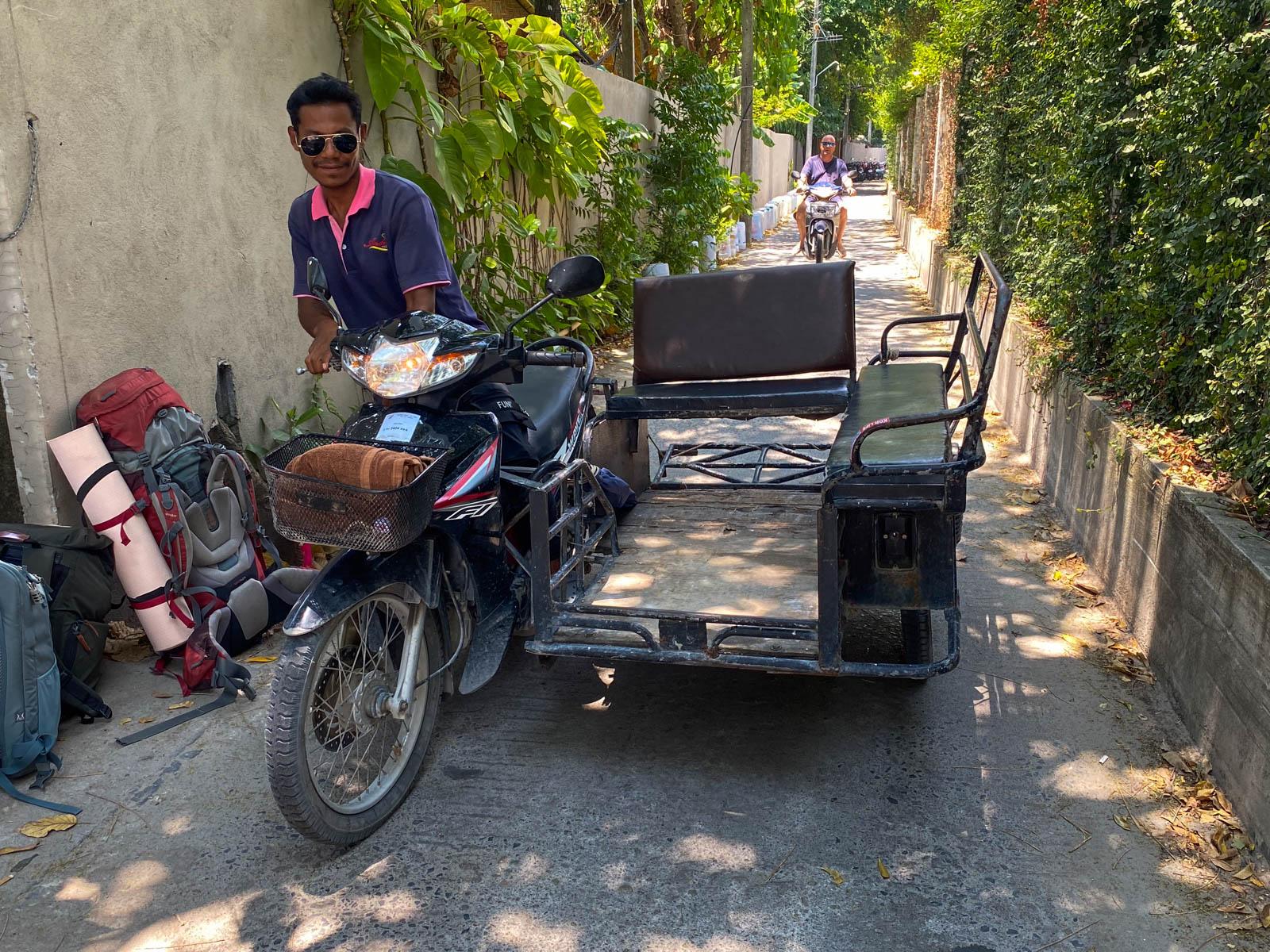 Motorrad-Taxis sind das Haupttransportmittel auf Koh Lipe