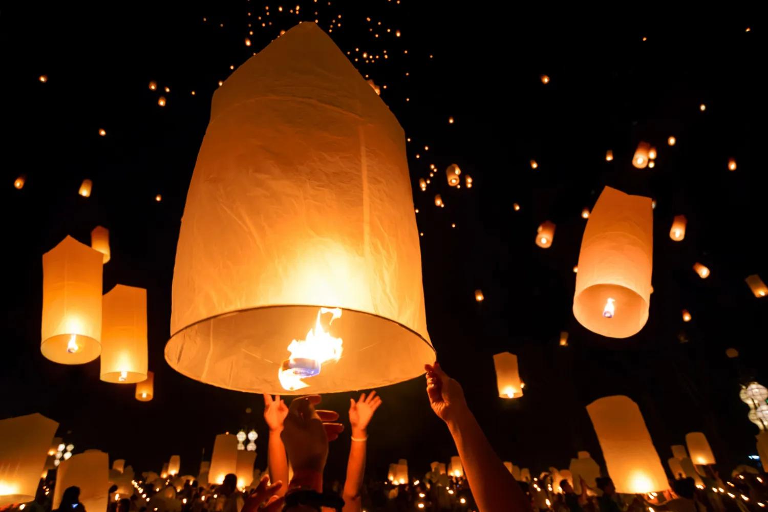 Das Laternenfest Yi Peng ist weltberühmt und ein ganz besonderes Erlebnis